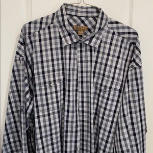 Pronto Uomo Blue men’s classic fit 4Xshirt